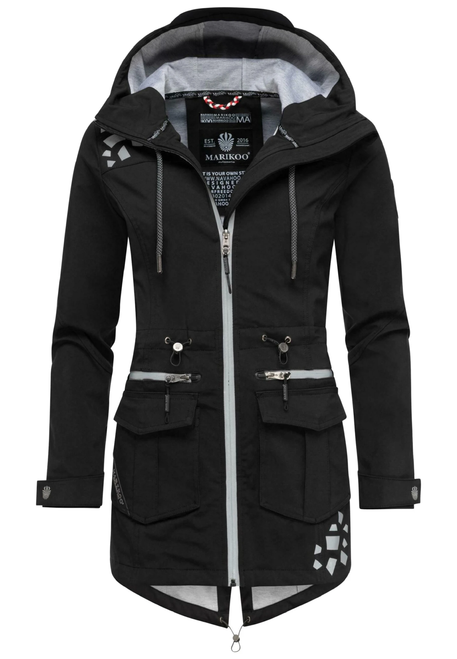 Marikoo Ulissaa - Regenjas - Black 3 Marikoo Ulissaa - Regenjas - Black