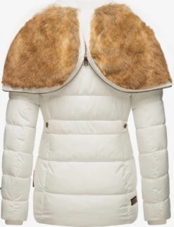 Marikoo Winterjassen Winterjas Nekoo Dames Wit -About you 830ffbb290d24a5db13be9395682e4d1