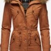 Marikoo Parkas Winterparka La Viva Dames Bruin -About you 89f7277cb9f5a1b1d8d882ab551e6028