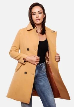 Marikoo Wintermantels Wintermantel Nanakoo Dames Cognac -About you 8a771adefc238a71d489175f97a63538