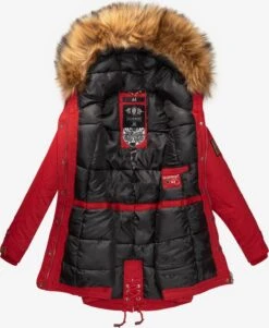 Marikoo Parkas Winterparka La Viva Dames Lichtrood -About you 8d8915d389add2e10293a47922dec0a7