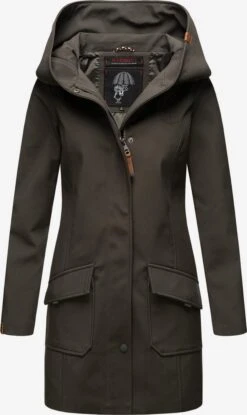 Marikoo Regenmantels Functionele Mantel Mayleen Dames Bruin