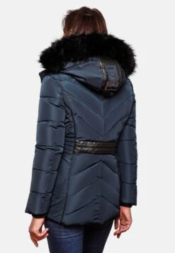 Marikoo Winterjassen Winterjas Vanilla Dames Kobaltblauw -About you 8e417c6714478e81164db33a286b3940