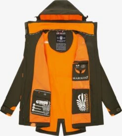 Marikoo Outdoor Jassen Functionele Jas Soulinaa Dames Olijfgroen -About you 8f10567995e417092c27d0386ffed521