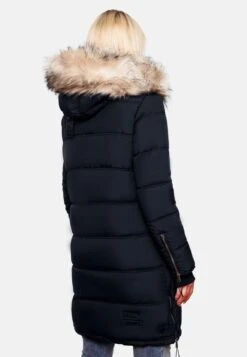 Marikoo Wintermantels Wintermantel Chaskaa Dames Navy -About you 8f80ef4ce8b5d50c702eb94a3acf9f80