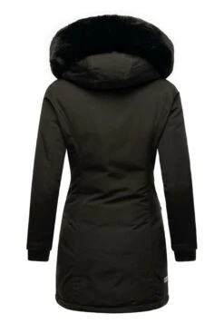 Marikoo Karmaa - Winterjas - Black With Black Fur -About you 92b51e530ee14258a8f56ef97c59930b