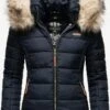 Marikoo Winterjassen Winterjas Dames Navy -About you 9372539a2b3443c0fb07d8ee08078bc7
