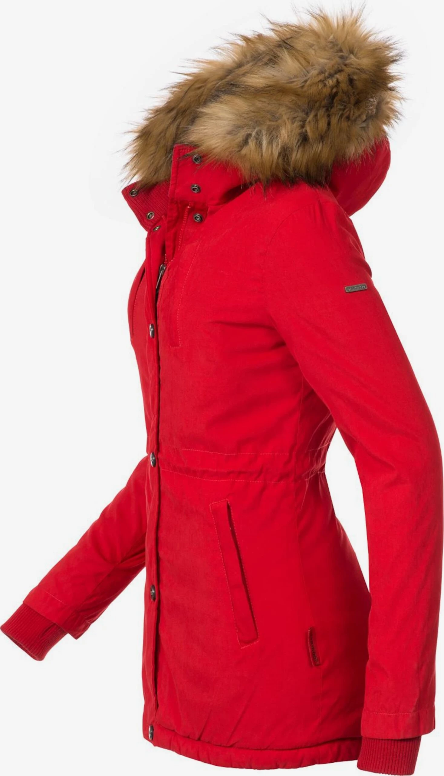 Marikoo Parkas Winterparka Akira Dames Rood 5 Marikoo Parkas Winterparka Akira Dames Rood - Afbeelding 3