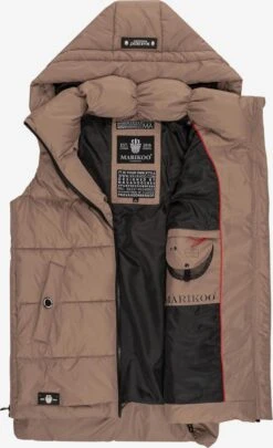 Marikoo Bodywarmers Bodywarmer Zarinaa Dames Bruin -About you 9a6ca2d8850bdd8748ce227c027f80c9