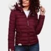 Marikoo Winterjas - Dark Red Melange -About you 9b0d2eec82c5423aa3b6addeaa5020ec