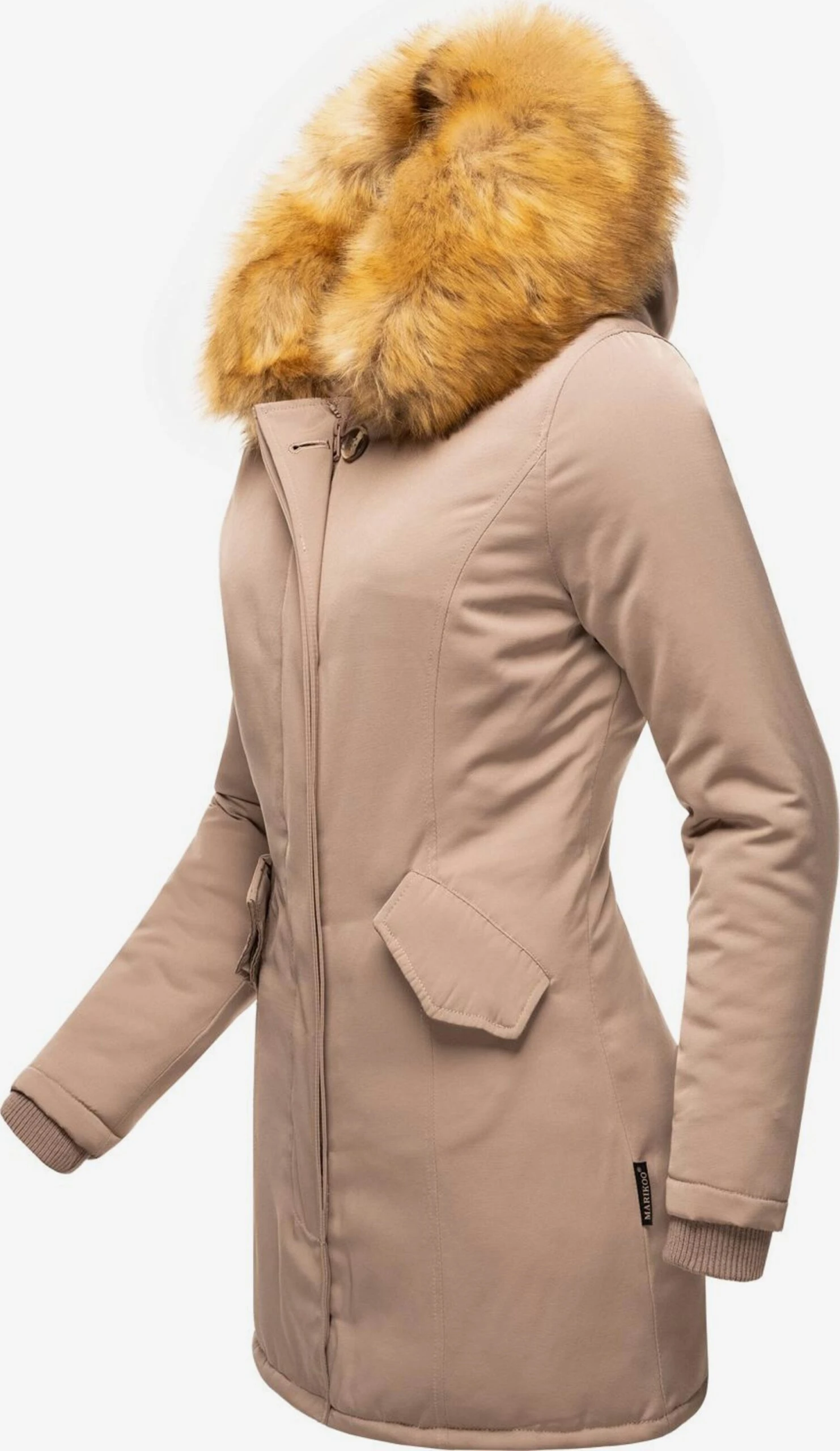 Marikoo Parkas Winterparka Karmaa Dames Beige 4 Marikoo Parkas Winterparka Karmaa Dames Beige - Afbeelding 2