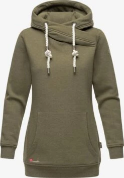 Marikoo Hoodies Sweatshirt Izuyaa Dames Olijfgroen