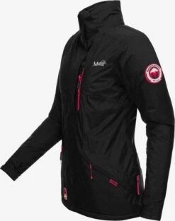 Marikoo Outdoor Jassen Functionele Jas Rabeaa Dames Zwart -About you a10384dd4605a18b47c7ccf370649f2e