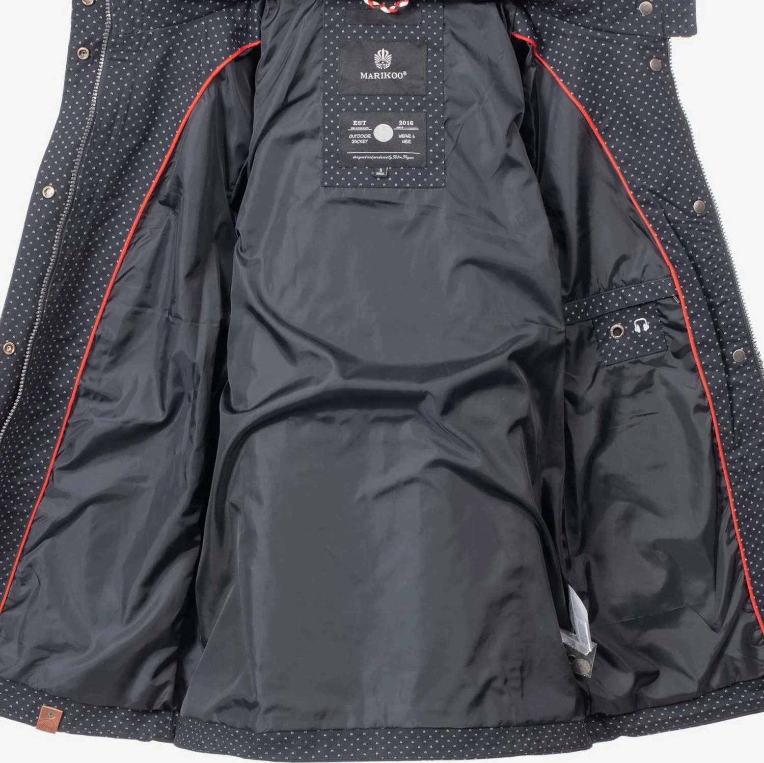 Marikoo Parkas Tussenparka Nyokoo Dames Nachtblauw 10 Marikoo Parkas Tussenparka Nyokoo Dames Nachtblauw - Afbeelding 8