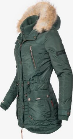 Marikoo Parkas Winterparka Grinsekatze Dames Donkergroen -About you a3b3c443315c806967d2f2a8a9597b55