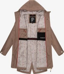 Marikoo Regenmantels Functionele Mantel Dames Bruin -About you a58d187c4084d237ee8b398e668b3ba7