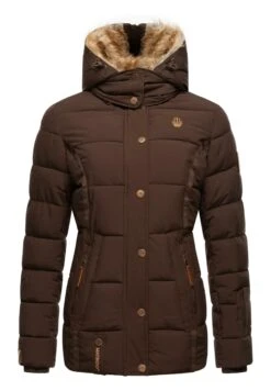 Marikoo Nekoo - Winterjas - Dark Choco -About you a94498fd606a41f799e78fa9d0269588