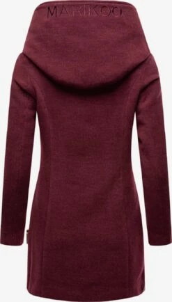 Marikoo Wintermantels Wintermantel Maikoo Dames Bordeaux -About you b060156db7de81180efc00138c90bbbe