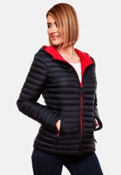 Marikoo Tussenjassen Tussenjas Asraa Dames Navy -About you b12ecf8fc734251d2491171d229ee839