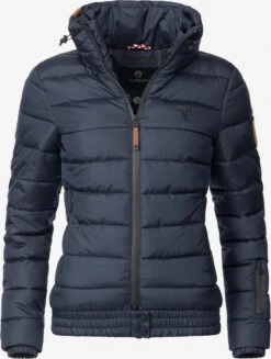 Marikoo Winterjassen Winterjas Poison Dames Donkerblauw