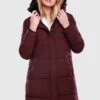 Marikoo Streliziaa - Winterjas - Dark Red Melange -About you b80b597e617346289d178ee50db465ef