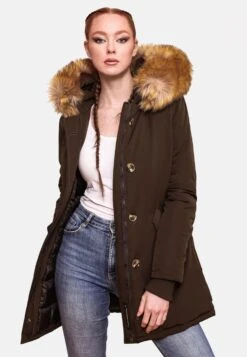 Marikoo Parkas Winterparka Karmaa Dames Bruin -About you ba31ad4a3bb841cc77092d43360461b4