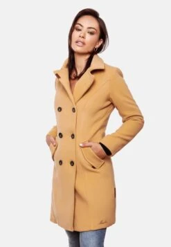 Marikoo Wintermantels Wintermantel Nanakoo Dames Cognac -About you c0ef1c609b17b270939446559d728c64