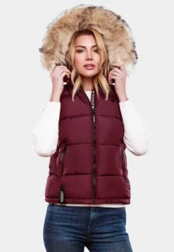 Marikoo Bodywarmers Bodywarmer Eisflöckchen Dames Bordeaux -About you c26af7b874619b9590f5411fb9668870