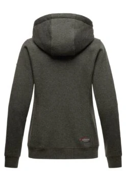 Marikoo Setsunaa - Sweater Met Rits - Darkgreymelange -About you c3392da4a59e4445ad1d5b5d602bcf1e