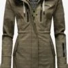 Marikoo Regenmantels Functionele Mantel Zimtzicke Dames Kaki -About you c7d59231f7d15e9b064865def46eb9cd