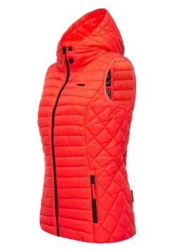 Marikoo Hasenpfote - Bodywarmer - Neon Coral -About you c9d5f09a0e22423f9ae7557f212cbb36