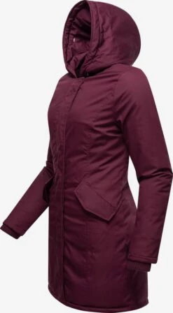 Marikoo Parkas Winterparka Karmaa Dames Bordeaux -About you caec96a435aa68bbe4f1d92a6a6e983d