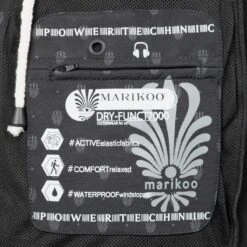 Marikoo Regenmantels Functionele Mantel Zimtzicke Dames Zwart -About you cb73b07a869e1b3146c7fbbbaaf929e1