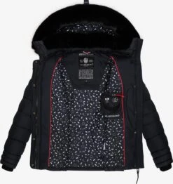 Marikoo Winterjassen Winterjas Qesra Dames Nachtblauw -About you cb859cef07c29f4ffbe13b259bc04616