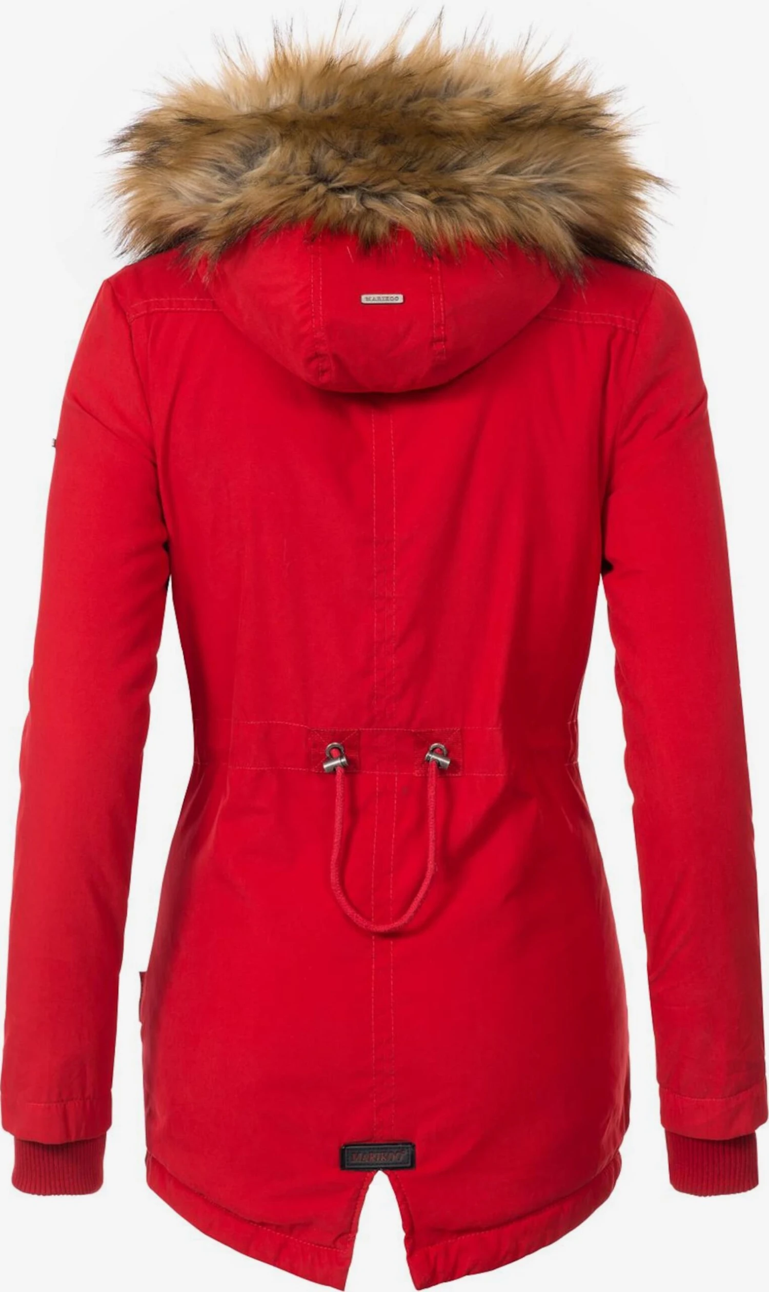 Marikoo Parkas Winterparka Akira Dames Rood 4 Marikoo Parkas Winterparka Akira Dames Rood - Afbeelding 2