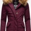 Marikoo Parkas Winterparka Karmaa Dames Bordeaux -About you d356e372a6b73cfb5a0d115a09274aca