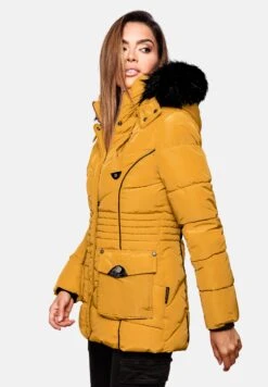 Marikoo Vanilla - Winterjas - Yellow -About you d48a694bb11b49c7af4ddd9b9fb056c0