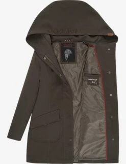 Marikoo Regenmantels Functionele Mantel Mayleen Dames Bruin -About you d4b902e800c34705af71cb20f6a61998