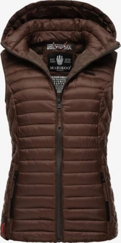 Marikoo Bodywarmers Bodywarmer Hasenpfote Dames Chocoladebruin -About you d4c6c5a82e445eef53fcd5a26a451154