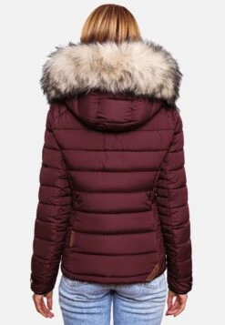 Marikoo Winterjassen Winterjas Lerikaa Dames Bordeaux -About you d55a542f9837999fe96d71ffad630cec