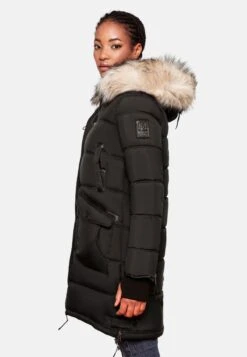 Marikoo Wintermantels Wintermantel Chaskaa Dames Zwart -About you d6702d96cef4469e67ee74e36c669bee