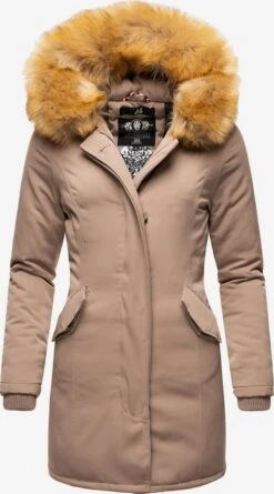 Marikoo Parkas Winterparka Karmaa Dames Beige