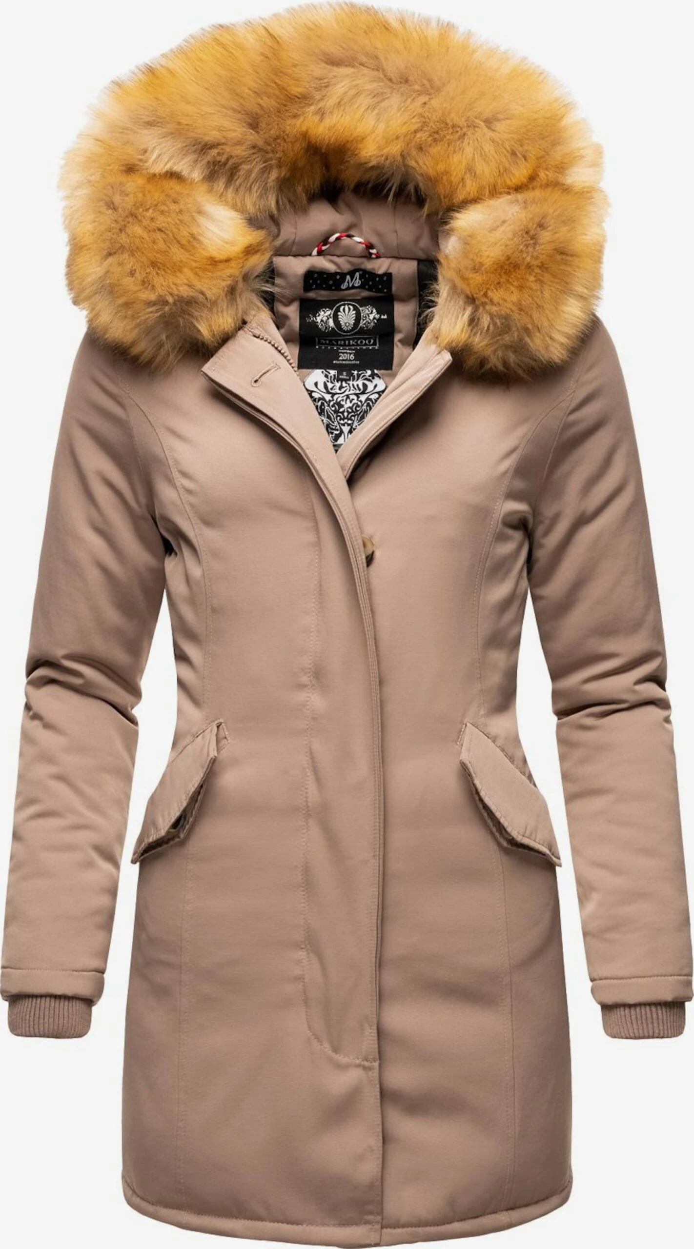 Marikoo Parkas Winterparka Karmaa Dames Beige 3 Marikoo Parkas Winterparka Karmaa Dames Beige