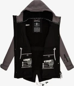 Marikoo Regenmantels Functionele Mantel Zimtzicke Dames Taupe 9 Marikoo Regenmantels Functionele Mantel Zimtzicke Dames Taupe -About you ddeb123f829b2949de5fc230bfed0ee4