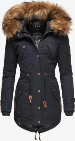Marikoo Parkas Winterparka Dames Nachtblauw