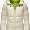 Marikoo Winterjassen Winterjas Leandraa Dames Wit -About you eac4a9acaecfd950747fbcf13506d76c