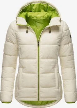 Marikoo Winterjassen Winterjas Leandraa Dames Wit