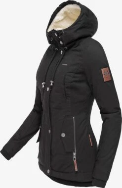 Marikoo Winterjassen Winterjas Bikoo Dames Zwart -About you ef626e5d97be29c1e12f1b802de4974b