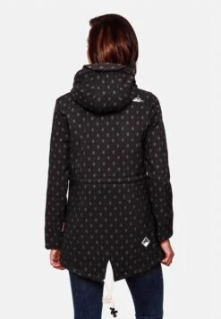 Marikoo Regenmantels Functionele Mantel Zimtzicke Dames Zwart -About you f04394424abc02693a56fcb8081a51a4