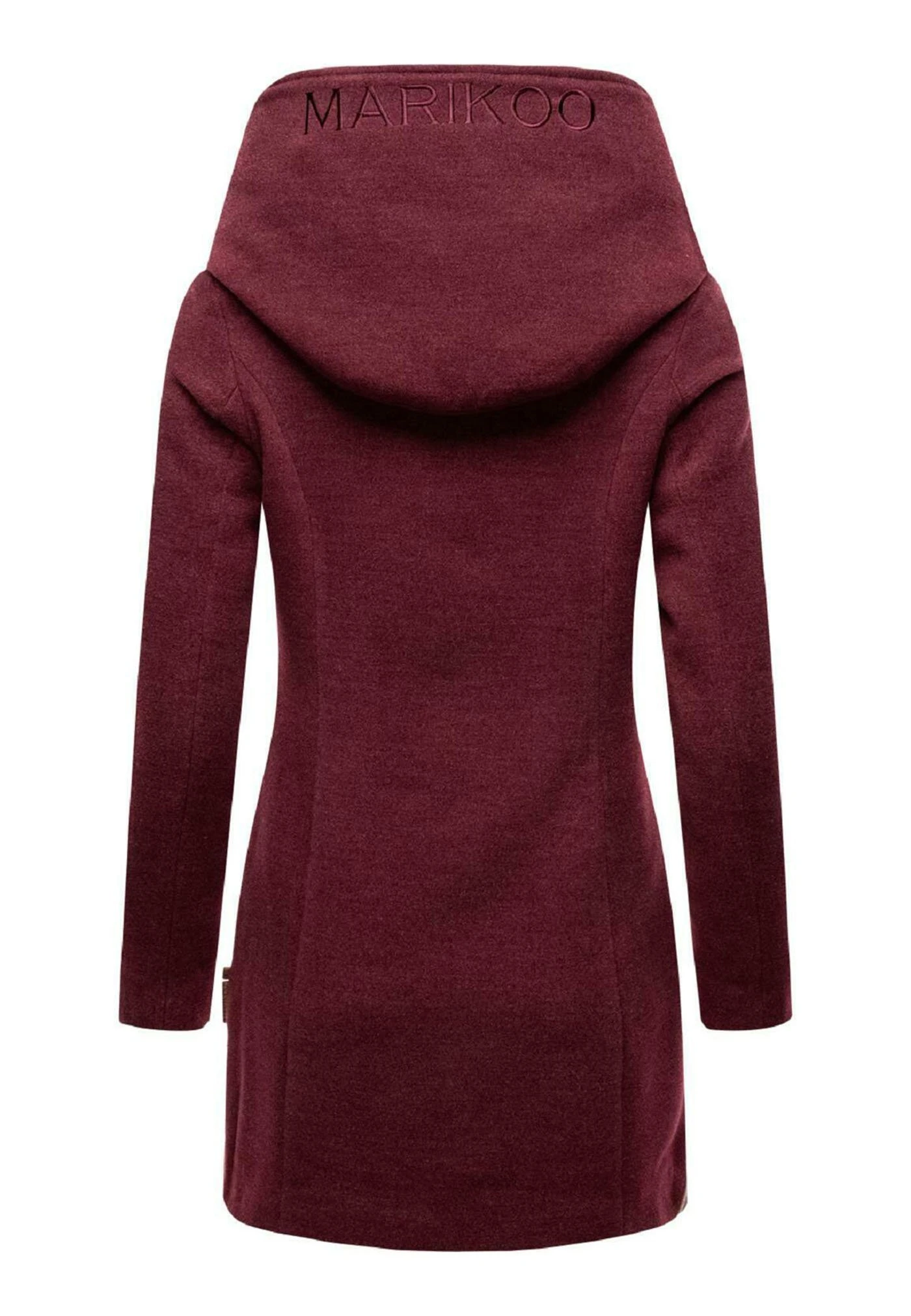 Marikoo Winterjas - Bordeaux Meliert 5 Marikoo Winterjas - Bordeaux Meliert - Afbeelding 3